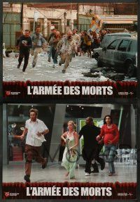 9g912 DAWN OF THE DEAD 8 French LCs '04 Sarah Polley, Ving Rhames, Jake Weber, remake!