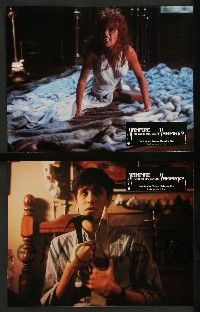 9g829 FRIGHT NIGHT 12 French LCs '85 Chris Sarandon, great different vampire horror images!