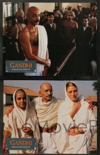 9g920 GANDHI 8 French LCs '82 Ben Kingsley as The Mahatma, directed by Richard Attenborough!