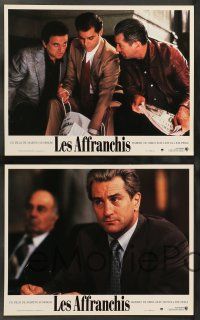 9g924 GOODFELLAS 8 French LCs '90 Robert De Niro. Ray Liotta, Joe Pesci, Martin Scorsese classic!