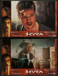 9g848 SEVEN 12 French LCs '95 David Fincher, Morgan Freeman, Brad Pitt!