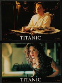 9g888 TITANIC 10 French LCs '98 Leonardo DiCaprio, Kate Winslet, directed by James Cameron!