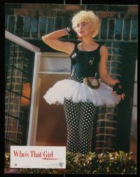 9g889 WHO'S THAT GIRL 10 French LCs '87 young rebellious Madonna, Griffin Dunne, Haviland Morris