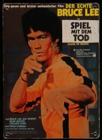 9g762 GAME OF DEATH 7 German LCs '79 Bruce Lee, Kareem Abdul Jabbar, kung fu!