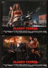 9g688 PLANET TERROR 6 video Dutch LCs '07 Robert Rodriguez, Grindhouse, Rose McGowan, cool printing!