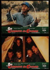 9g694 CITY SLICKERS 12 Spanish LCs '91 different images of cowboys Billy Crystal & Daniel Stern!
