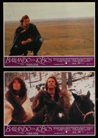 9g695 DANCES WITH WOLVES 12 Spanish LCs '91 Kevin Costner & Native American Indians!