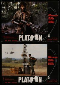 9g701 PLATOON 12 Spanish LCs '87 Oliver Stone directed, Tom Berenger, Willem Dafoe, Vietnam War!