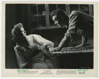 9h143 BEWARE MY LOVELY 8x10.25 still '52 crazed Robert Ryan looms over Ida Lupino from at table!