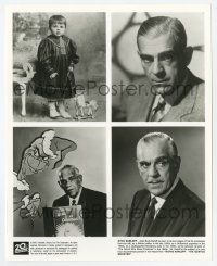 9h172 BORIS KARLOFF TV 8x10 still '95 4 images from his life from The Gentle Monster biography!