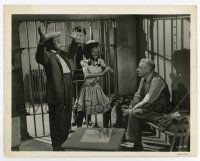 9h174 BORN TO SING 8x10.25 still '42 Virginia Weidler disguised in blackface sneaks into jail!