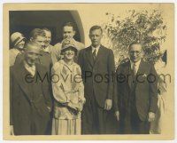 9h220 CHARLES LINDBERGH/MARION DAVIES/LOUIS B. MAYER deluxe 8x10 still '20s together in Hollywood!