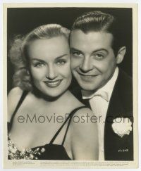 9h352 FOOLS FOR SCANDAL 8x10 still '38 smiling portrait of sexy Carole Lombard & Fernand Gravet!