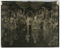 9h356 FORBIDDEN FRUIT 8x10 still '21 Agnes Ayres in elaborate scene by Struss, Cecil B. DeMille