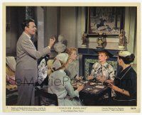 9h016 FOREVER DARLING color 8x10 still #3 '56 James Mason asks Lucille Ball to come with him!