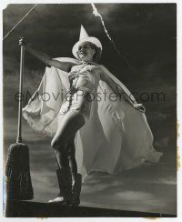 9h394 GLORIA DICKSON 7.75x9.5 still '39 in sexy witch costume with broom by Scotty Welbourne!