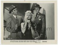 9h456 HUMAN JUNGLE 8x10.25 still '54 Gary Merrill asks sleazy Jan Sterling about the cash he found!
