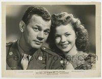 9h471 I'LL BE SEEING YOU 8x10.25 still '45 best portrait of Joseph Cotten & grown Shirley Temple!
