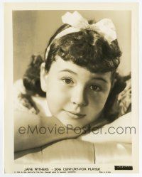 9h490 JANE WITHERS 8x10.25 still '36 cute super close portrait of the 20th Century-Fox child star!