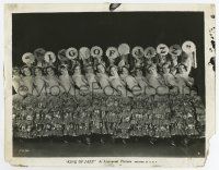 9h521 KING OF JAZZ 8x10 still '30 posed portrait of sexy chorus girls w/title on tambourines!