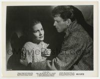 9h527 KISS THE BLOOD OFF MY HANDS 8x10.25 still '48 Burt Lancaster holding scared Joan Fontaine!