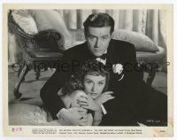 9h535 LADY HAS PLANS 8x10.25 still '42 close up of Ray Milland & scared pretty Paulette Goddard!