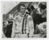 9h545 LE MANS 8x10 still '71 waist-high c/u of race car driver Steve McQueen in uniform!