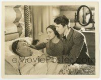 9h669 OF HUMAN HEARTS 8x10 still '38 James Stewart & Beulah Bondi by Walter Huston sick in bed!