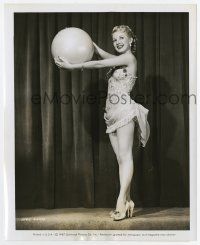 9h673 OLGA SAN JUAN 8.25x10 still '47 the sexy star holding ball, recently moved to Universal!