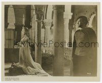9h686 OTHELLO 8x10 still '55 Orson Welles watches Suzanne Cloutier praying, Shakespeare!
