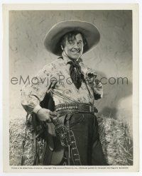 9h752 RIDERS OF DEATH VALLEY 8x10 still '41 great posed portrait of Leo Carrillo as Pancho!