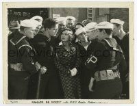 9h784 SAILOR BE GOOD 8x10.25 still '33 Vivienne Osborne & Jack Oakie surrounded by angry sailors!