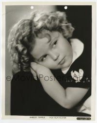 9h820 SHIRLEY TEMPLE 8x10.25 still '44 portrait of the child star resting her head by Otto Dyar!