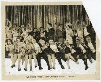 9h831 SO THIS IS PARIS 8x10 still '26 great portrait of the entire cast sitting on stage!
