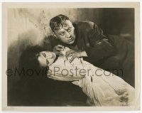 9h866 STREET OF SIN 8x10.25 still '28 wonderful image of Emil Jannings holding dying Fay Wray!