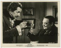 9h887 TALES OF TERROR 8x10 still '62 great close up of Peter Lorre toasting with Vincent Price!