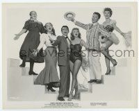 9h918 THOSE REDHEADS FROM SEATTLE 8x10 still '53 Rhonda Fleming, Gene Barry & top cast singing!