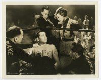 9h943 TWO-FISTED GENTLEMAN 8.25x10.25 key book still '36 boxer James Dunn in ring, June Clayworth!
