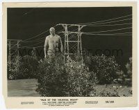 9h955 WAR OF THE COLOSSAL BEAST 8x10.25 still '58 cool FX image of the monster by power lines!