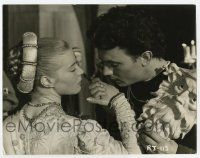 9h769 ROMEO & JULIET English 7.5x9.5 still '55 Laurence Harvey takes Shentall's hand at the dance!