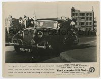 9h543 LAVENDER HILL MOB English FOH LC '51 great image of Alec Guinness leaping from car!