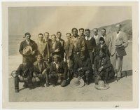 9h308 DRUMS OF THE DESERT candid 8x10 still '27 Native Americans who played in the movie!