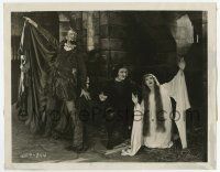 9h717 PHANTOM OF THE OPERA 8x10.25 still '25 Mary Philbin & Norman Kerry with Bevani, deleted scene?