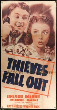 9j122 THIEVES FALL OUT 3sh '41 great images of Eddie Albert fighting and with sexy Joan Leslie!