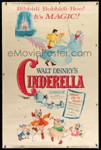9j343 CINDERELLA 40x60 R65 Walt Disney classic romantic musical fantasy cartoon!