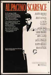 9j401 SCARFACE 40x60 '83 full-length Al Pacino as Tony Montana, Brian De Palma directed!