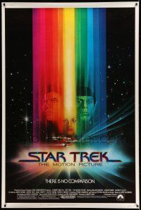 9j406 STAR TREK 40x60 '79 art of William Shatner, Leonard Nimoy, there is no comparison!