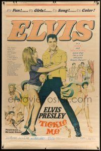 9j415 TICKLE ME 40x60 '65 Elvis Presley is fun, way out wild & wooly, spooky & full of joy and jive!