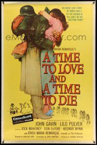 9j417 TIME TO LOVE & A TIME TO DIE styleY 40x60 '58 great love story of WWII by Erich Maria Remarque