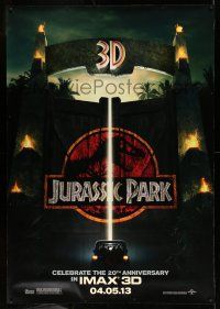9j448 JURASSIC PARK IMAX DS bus stop R13 Steven Spielberg, Attenborough re-creates dinosaurs!